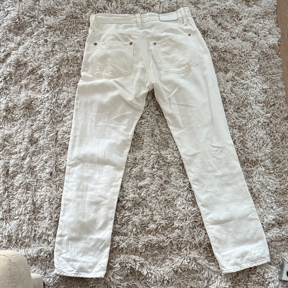 Ralph Lauren White Straight Leg Jeans - Picture 5 of 7